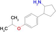 2-[4-(propan-2-yloxy)phenyl]cyclopentan-1-amine