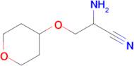 2-Amino-3-(oxan-4-yloxy)propanenitrile