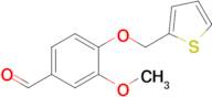 3-Methoxy-4-(thiophen-2-ylmethoxy)benzaldehyde