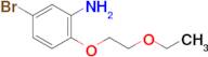 5-Bromo-2-(2-ethoxyethoxy)aniline