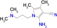 2-Amino-1-[3-(dimethylamino)propyl]-4,5-dimethyl-1h-pyrrole-3-carbonitrile