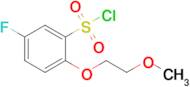 5-Fluoro-2-(2-methoxyethoxy)benzene-1-sulfonyl chloride