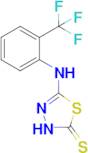 5-{[2-(trifluoromethyl)phenyl]amino}-2,3-dihydro-1,3,4-thiadiazole-2-thione