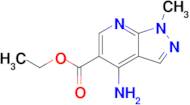 Ethyl 4-amino-1-methyl-1h-pyrazolo[3,4-b]pyridine-5-carboxylate