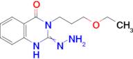 3-(3-ethoxypropyl)-2-hydrazinylidene-1,2,3,4-tetrahydroquinazolin-4-one