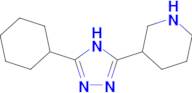 3-(5-cyclohexyl-4H-1,2,4-triazol-3-yl)piperidine