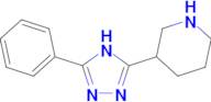 3-(5-phenyl-4H-1,2,4-triazol-3-yl)piperidine