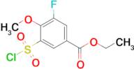 Ethyl 3-(chlorosulfonyl)-5-fluoro-4-methoxybenzoate