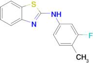 n-(3-Fluoro-4-methylphenyl)-1,3-benzothiazol-2-amine