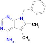 7-Benzyl-5,6-dimethyl-7h-pyrrolo[2,3-d]pyrimidin-4-amine