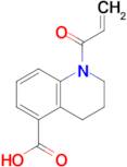 1-(Prop-2-enoyl)-1,2,3,4-tetrahydroquinoline-5-carboxylic acid