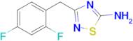 3-[(2,4-difluorophenyl)methyl]-1,2,4-thiadiazol-5-amine