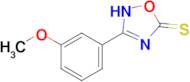 3-(3-methoxyphenyl)-2,5-dihydro-1,2,4-oxadiazole-5-thione