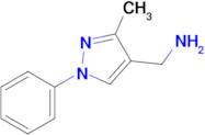 (3-Methyl-1-phenyl-1h-pyrazol-4-yl)methanamine