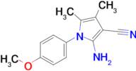 2-Amino-1-(4-methoxyphenyl)-4,5-dimethyl-1h-pyrrole-3-carbonitrile