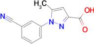 1-(3-Cyanophenyl)-5-methyl-1h-pyrazole-3-carboxylic acid