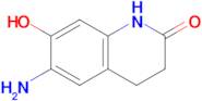 6-Amino-7-hydroxy-1,2,3,4-tetrahydroquinolin-2-one