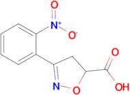 3-(2-Nitrophenyl)-4,5-dihydro-1,2-oxazole-5-carboxylic acid