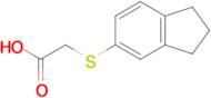 2-(2,3-Dihydro-1h-inden-5-ylsulfanyl)acetic acid