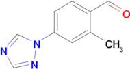 2-Methyl-4-(1h-1,2,4-triazol-1-yl)benzaldehyde