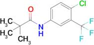 n-[4-chloro-3-(trifluoromethyl)phenyl]-2,2-dimethylpropanamide