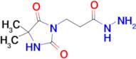 3-(4,4-Dimethyl-2,5-dioxoimidazolidin-1-yl)propanehydrazide