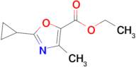 Ethyl 2-cyclopropyl-4-methyl-1,3-oxazole-5-carboxylate