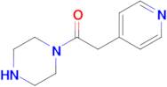 1-(Piperazin-1-yl)-2-(pyridin-4-yl)ethan-1-one