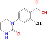 2-Methyl-4-(2-oxo-1,3-diazinan-1-yl)benzoic acid