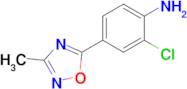 2-Chloro-4-(3-methyl-1,2,4-oxadiazol-5-yl)aniline