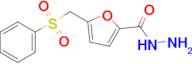 5-[(benzenesulfonyl)methyl]furan-2-carbohydrazide