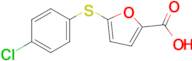 5-[(4-chlorophenyl)sulfanyl]furan-2-carboxylic acid