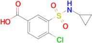 4-Chloro-3-(cyclopropylsulfamoyl)benzoic acid