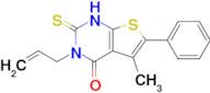 5-methyl-6-phenyl-3-(prop-2-en-1-yl)-2-sulfanylidene-1H,2H,3H,4H-thieno[2,3-d]pyrimidin-4-one