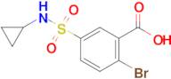 2-Bromo-5-(cyclopropylsulfamoyl)benzoic acid