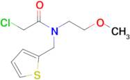 2-Chloro-N-(2-methoxyethyl)-N-(thiophen-2-ylmethyl)acetamide