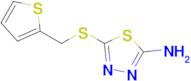 5-[(thiophen-2-ylmethyl)sulfanyl]-1,3,4-thiadiazol-2-amine