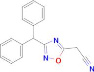2-[3-(diphenylmethyl)-1,2,4-oxadiazol-5-yl]acetonitrile
