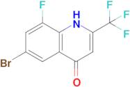 6-Bromo-8-fluoro-2-(trifluoromethyl)-1,4-dihydroquinolin-4-one