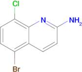 5-Bromo-8-chloroquinolin-2-amine