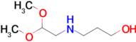 3-[(2,2-dimethoxyethyl)amino]propan-1-ol