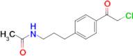 n-{3-[4-(2-chloroacetyl)phenyl]propyl}acetamide