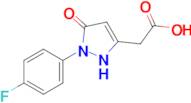 2-[1-(4-fluorophenyl)-5-oxo-2,5-dihydro-1h-pyrazol-3-yl]acetic acid