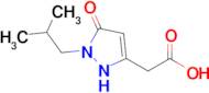 2-[1-(2-methylpropyl)-5-oxo-2,5-dihydro-1h-pyrazol-3-yl]acetic acid