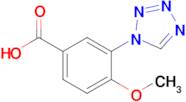 4-Methoxy-3-(1h-1,2,3,4-tetrazol-1-yl)benzoic acid