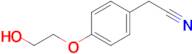 2-[4-(2-hydroxyethoxy)phenyl]acetonitrile