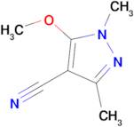 5-Methoxy-1,3-dimethyl-1h-pyrazole-4-carbonitrile