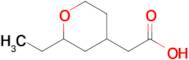 2-(2-Ethyloxan-4-yl)acetic acid