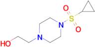 2-[4-(cyclopropanesulfonyl)piperazin-1-yl]ethan-1-ol