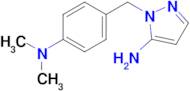 1-{[4-(dimethylamino)phenyl]methyl}-1h-pyrazol-5-amine